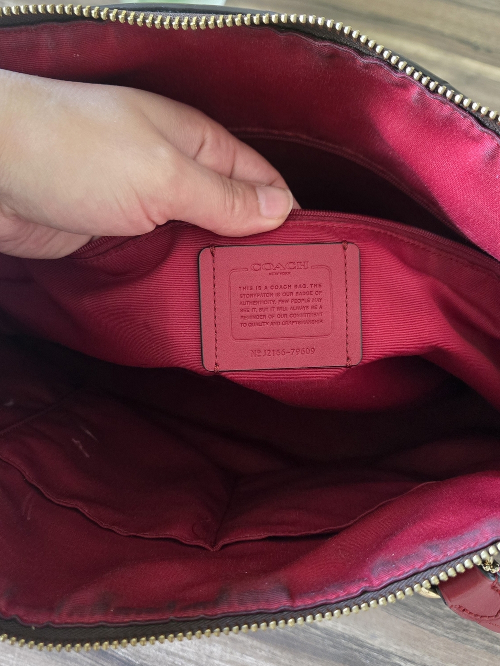 Coach Signature Tote - Picture 3 of 11